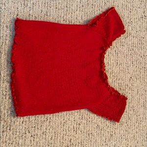 Brandy Melville Ruffled Top